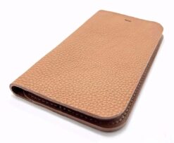 Brown Leather iPhone Case Wallet Side