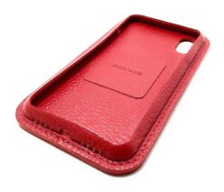 Red Leather iPhone Case Color Side