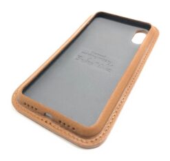 Brown Leather iPhone Case Classic Side
