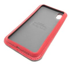 Red Leather iPhone Case Classic Side